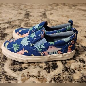 Old Navy Kids Dinosaur Print Slip-On Shoes - Blue